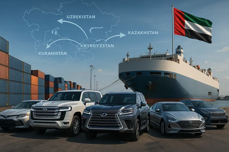 Top UAE Cars in Uzbekistan, Kyrgyzstan & Kazakhstan (Export Trends 2026)