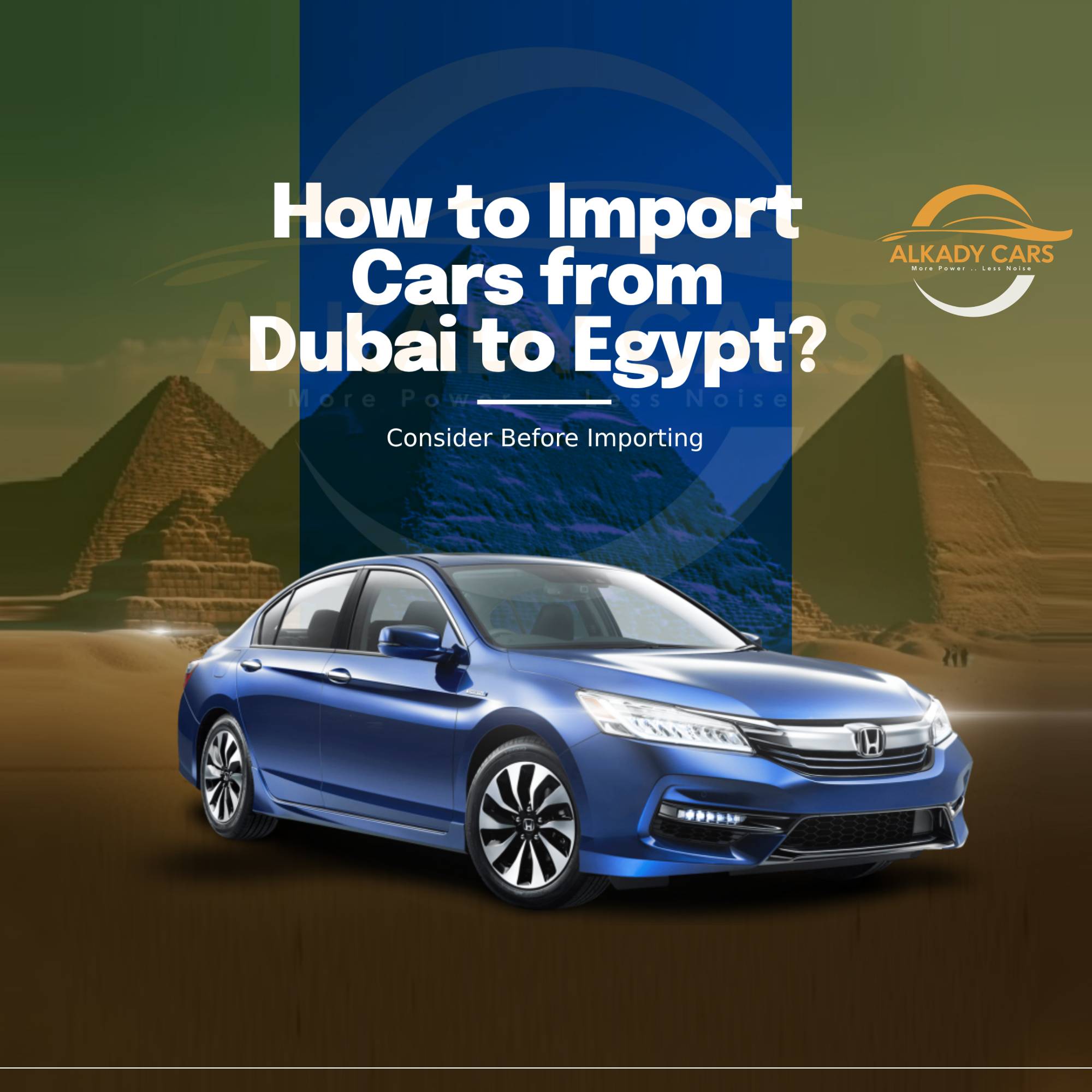 How to Import Cars from Dubai to Egypt?