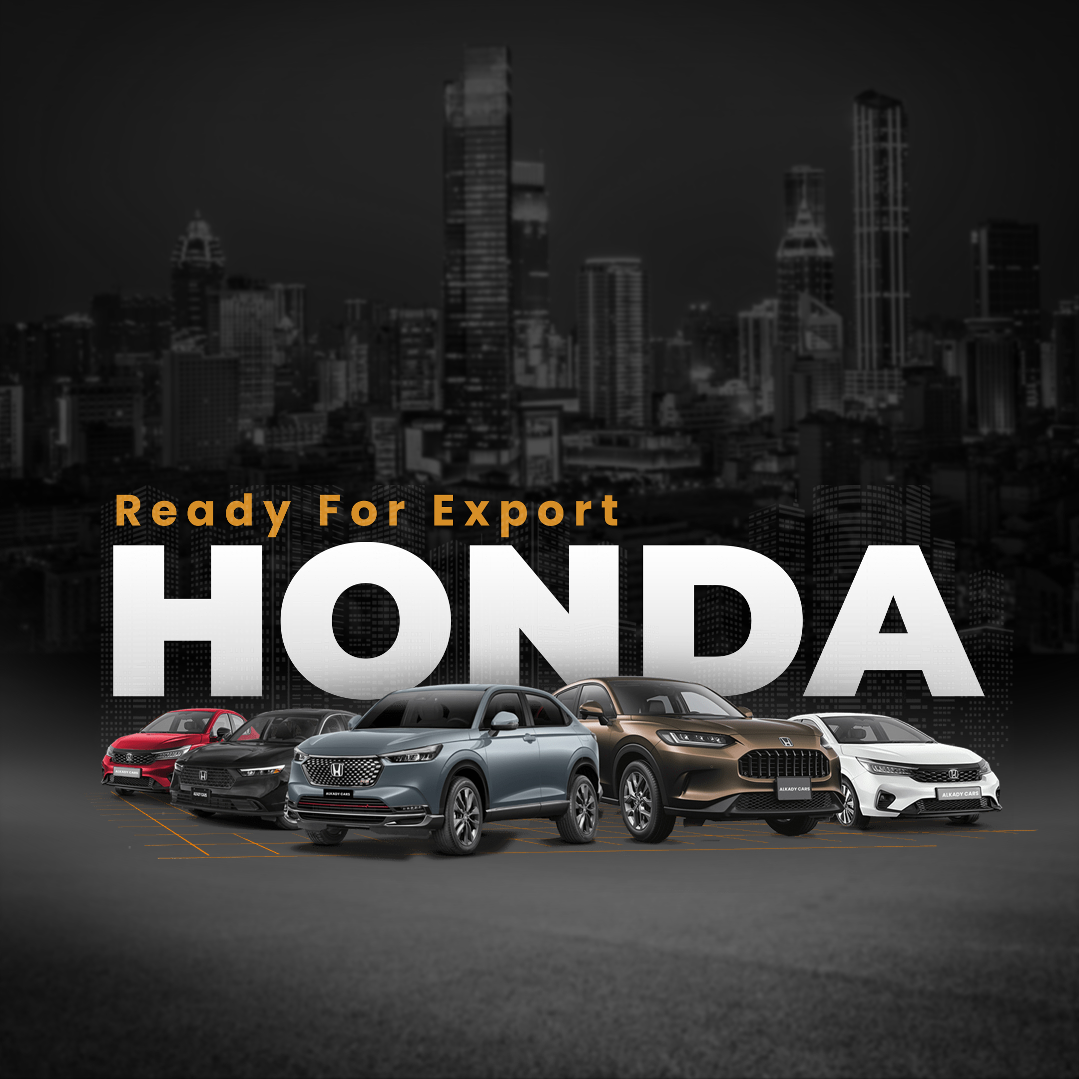 Explore the Exciting Collection of Honda Cars Ready for Export by Alkady Cars