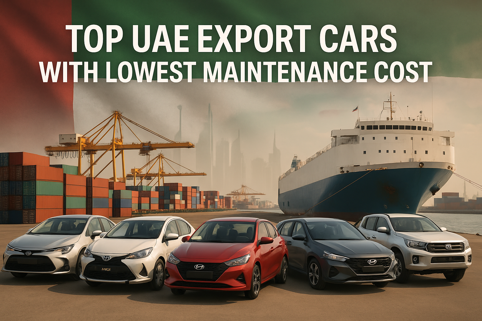 Top UAE Export Cars with Lowest Maintenance Cost | 2025 Export Buyer Guide