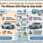 How to Import a Car from UAE to Saudi Arabia & Africa | 2026 Step-by-Step Guide